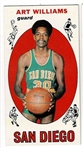 1969 Topps Basketball #96 Art Williams - San Diego Rockets